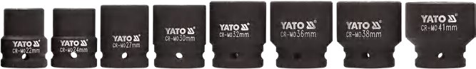 Impact socket set