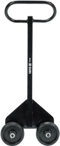 Trolley for transporting large plate